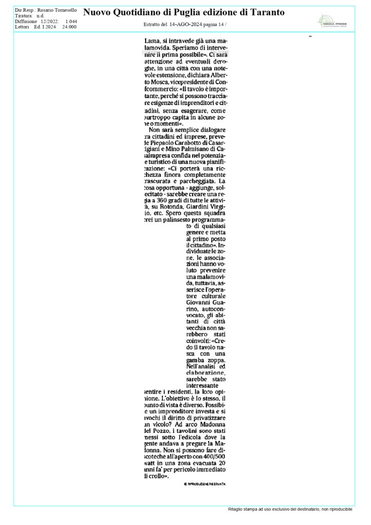 Nuovo-Quotidiano-14-8_page-0002-724x1024 Anche Casartigiani firma il protocollo per la vivibilità delle aree a maggiore affluenza turistica