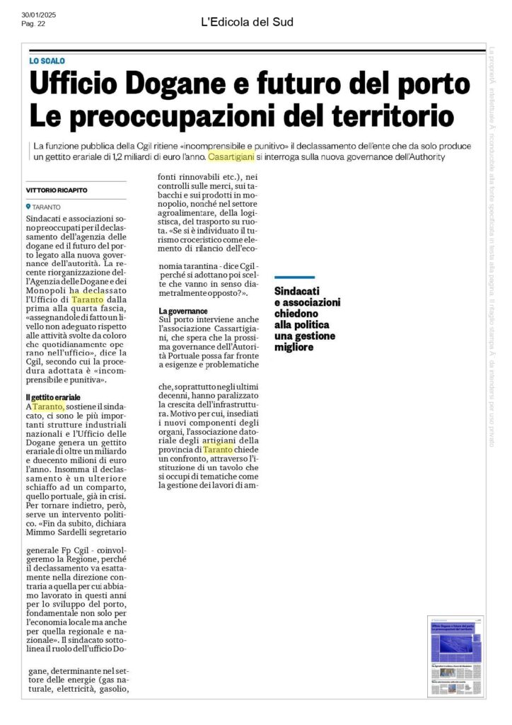 Edicola-30-1_page-0001-4-724x1024 Casartigiani Taranto sul cambio di Governance dell'Autorità Portuale del Mar Ionio