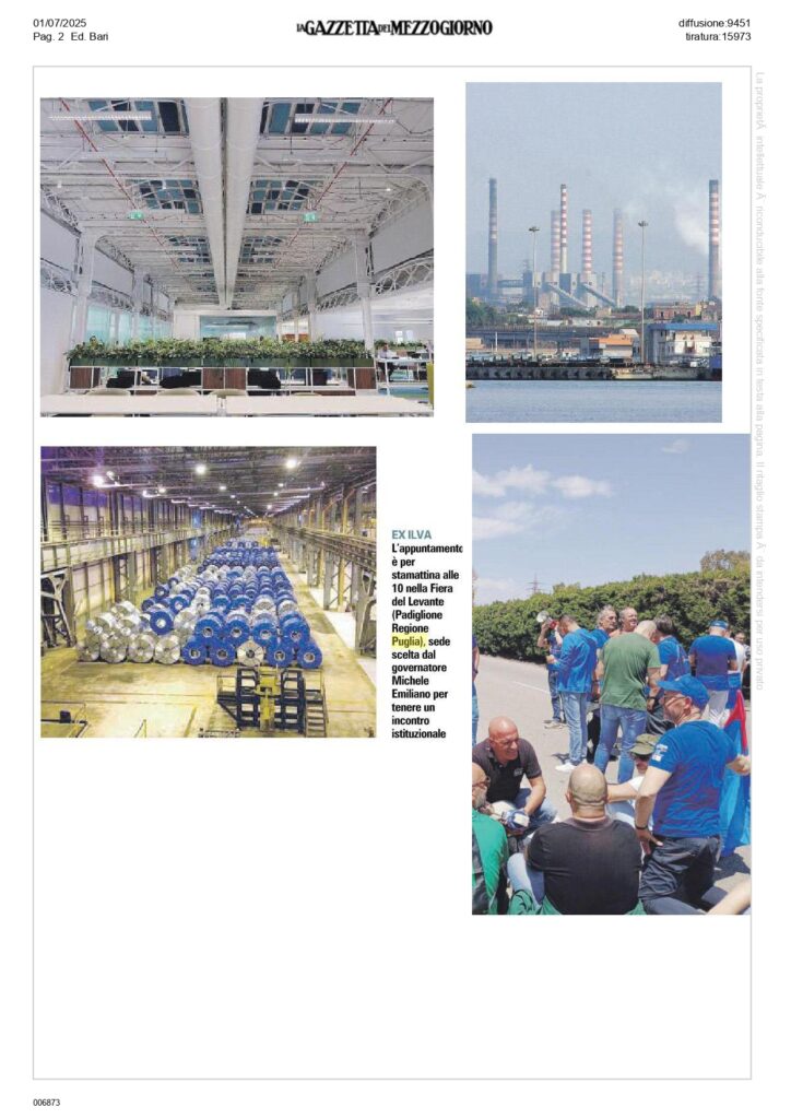 Gazzetta-del-Mezzogiorno-1-7_page-0003-724x1024 Ex Ilva Taranto, Casartigiani Puglia: «Non escludeteci dai tavoli istituzionali»