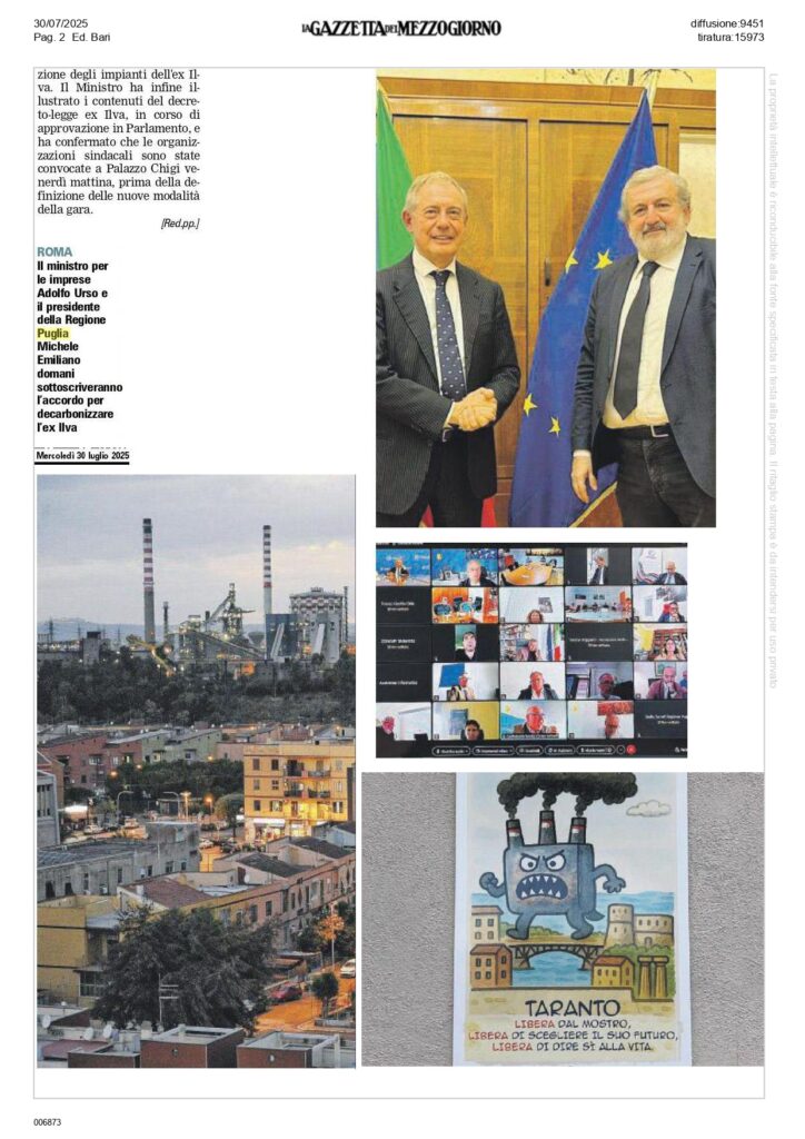 Gazzetta-del-Mezzogiorno_page-0002-724x1024 Casartigiani sull’Accordo di Programma: «Le istituzioni assumano un atteggiamento responsabile sulla questione ex Ilva, per l’intera comunità»